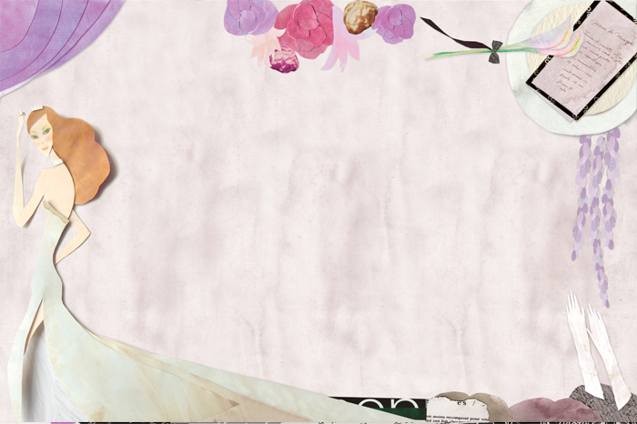 花モト・トモコのイラスト,FRAUのウエディングドレス